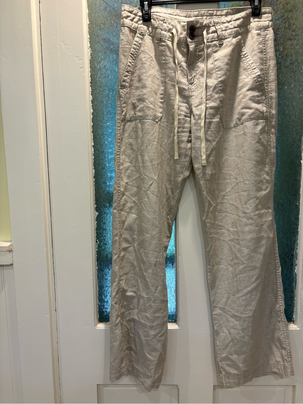 Patagonia  Women’s 4 Lightweight Drawstring Hemp/Cotton Blend Pants in Natural